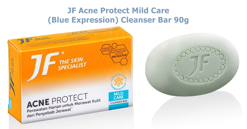 JF Acne Protect Mild Care (Blue Expression) Cleanser Bar Soap 90g